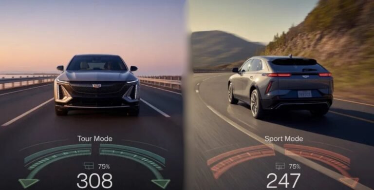 Do the Driving Modes in Cadillac Lyriq Offer Different Ranges or Battery Usages?