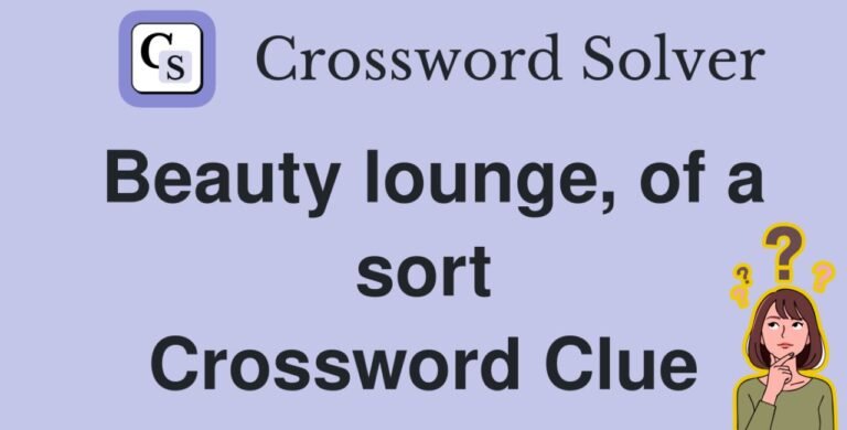 beauty lounge of a sort nyt