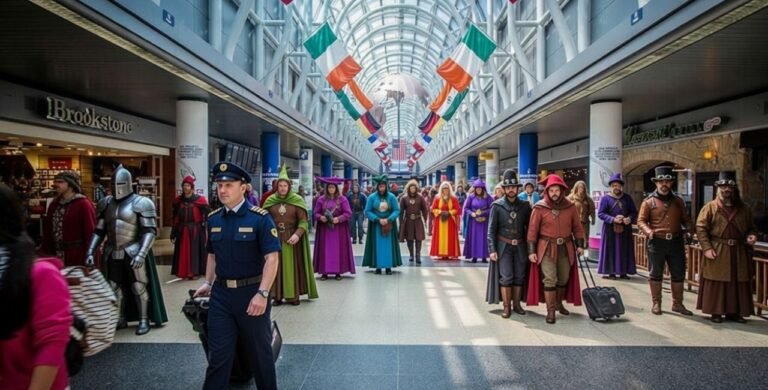 passenger hijacks o'hare pa system