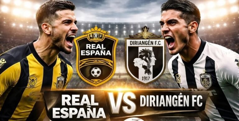 real españa vs diriangén fc standings