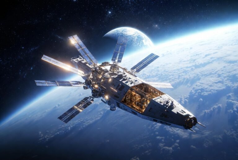 space force orbital warship carrier