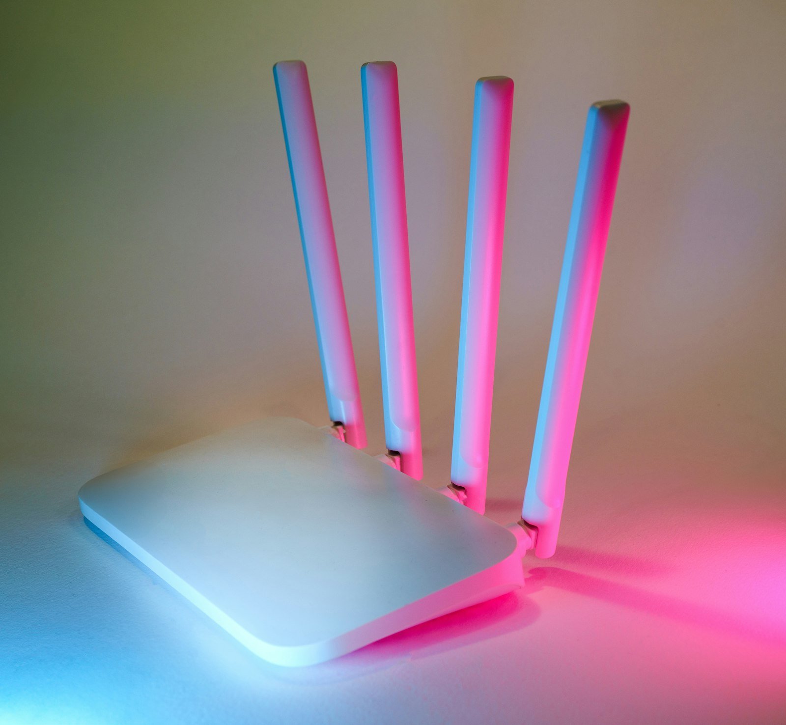Laptop on a table used to compare UK broadband deals online